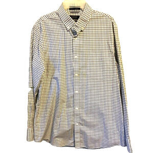 Nordstrom Wrinkle-Free Cotton Button Up Men Dress Shirt Size L Career Office